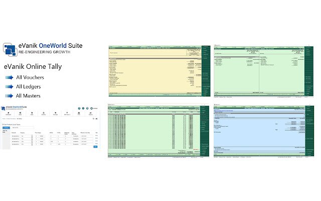 eVanik Online GST Tally จาก Chrome เว็บสโตร์ที่จะรันด้วย OffiDocs Chromium ออนไลน์