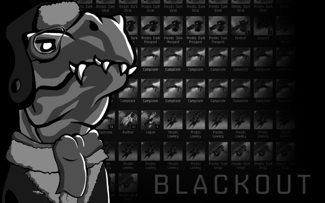 EVE Blackout Helper de la boutique en ligne Chrome sera exécuté avec OffiDocs Chromium en ligne
