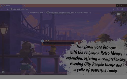Evening City Purple  from Chrome web store to be run with OffiDocs Chromium online