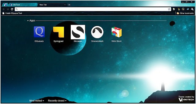 Event Horizon Theme ng VikiTech mula sa Chrome web store na tatakbo sa OffiDocs Chromium online