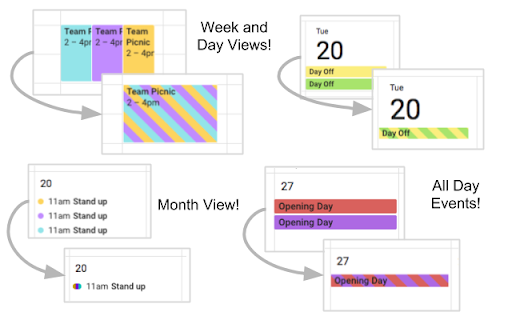 Event Merge for Google Calendar™ (MV3)  from Chrome web store to be run with OffiDocs Chromium online
