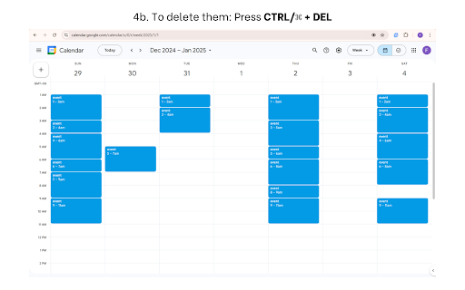 Event Multiselect for Google Calendar  from Chrome web store to be run with OffiDocs Chromium online