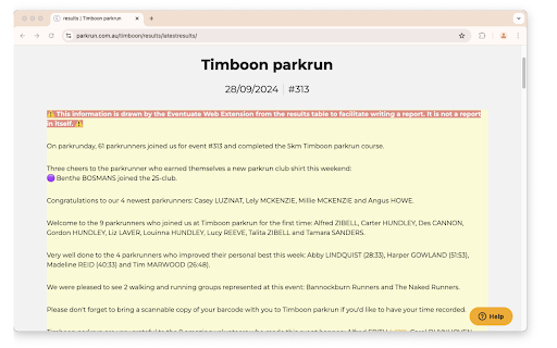 Eventuate  from Chrome web store to be run with OffiDocs Chromium online