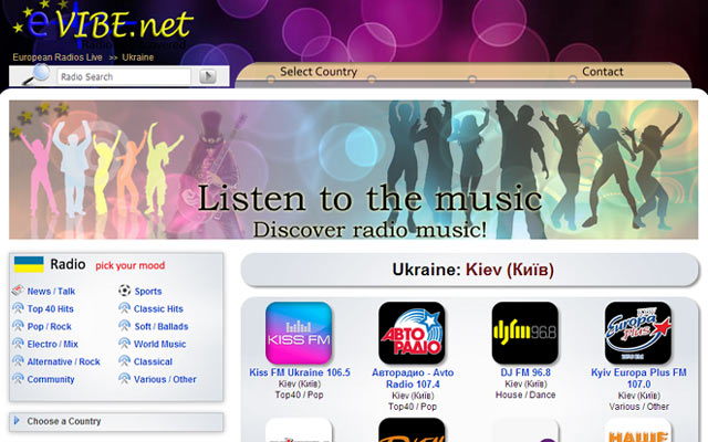 eVibe.me  from Chrome web store to be run with OffiDocs Chromium online