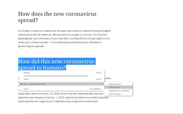 Çeviri: IngilizceTurkce.Gen.Tr Chrome web mağazasından OffiDocs Chromium online ile çalıştırılacak
