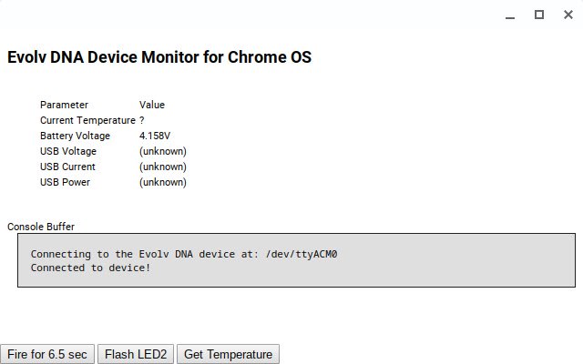 Evolv DNA Device Monitor untuk Chrome OS daripada kedai web Chrome untuk dijalankan dengan OffiDocs Chromium dalam talian