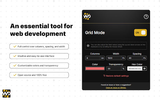 EWD Grid from Chrome web store to be run with OffiDocs Chromium online EWD Grid from Chrome web store to be run with OffiDocs Chromium online