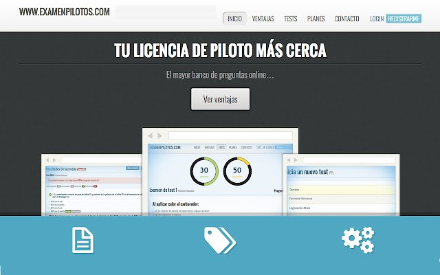 ExamenPilotoS.com  from Chrome web store to be run with OffiDocs Chromium online