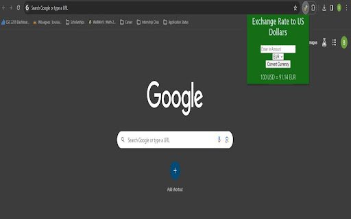 Exchange Rates  from Chrome web store to be run with OffiDocs Chromium online