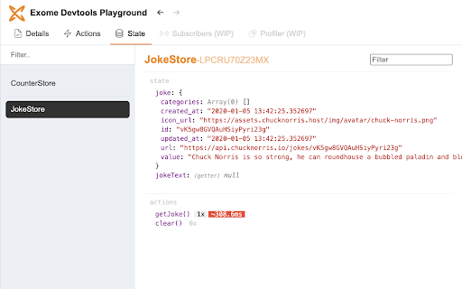 Exome Developer Tools  from Chrome web store to be run with OffiDocs Chromium online