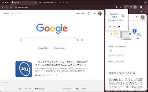 EX Page Docs Extension  from Chrome web store to be run with OffiDocs Chromium online
