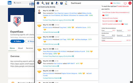 ExpertEase.NETWORK  from Chrome web store to be run with OffiDocs Chromium online