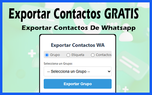 Exportar Contactos GRATIS  from Chrome web store to be run with OffiDocs Chromium online
