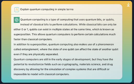 Export ChatGPT Conversation  from Chrome web store to be run with OffiDocs Chromium online