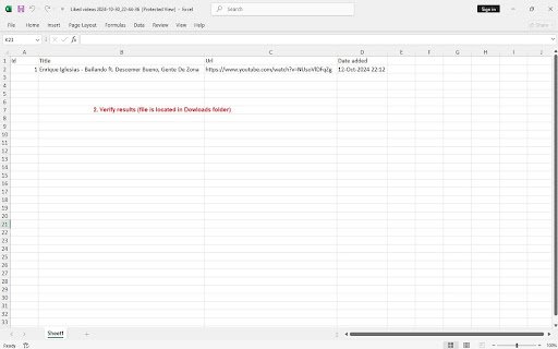 Exportron YouTube Playlists Exporter  from Chrome web store to be run with OffiDocs Chromium online