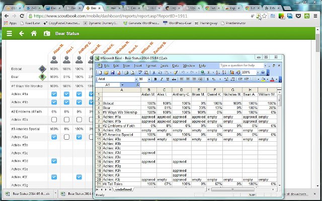 Export Scoutbook from Chrome web store to be run with OffiDocs Chromium online Export Scoutbook from Chrome web store to be run with OffiDocs Chromium online