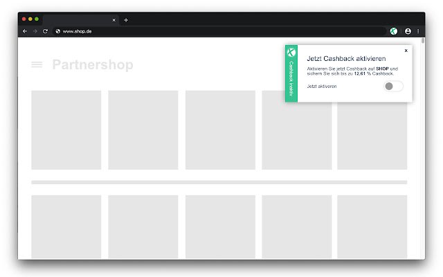 extend Cashback Radar  from Chrome web store to be run with OffiDocs Chromium online