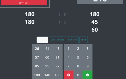 Extended Keypad for Lidarts  from Chrome web store to be run with OffiDocs Chromium online