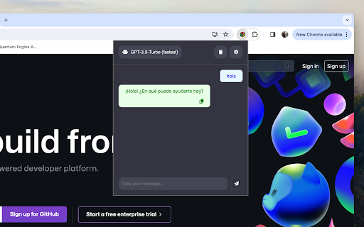 Extensión de Chrome para OpenAI ChatGPT from Chrome web store to be run with OffiDocs Chromium online Extensión de Chrome para OpenAI ChatGPT from Chrome web store to be run with OffiDocs Chromium online