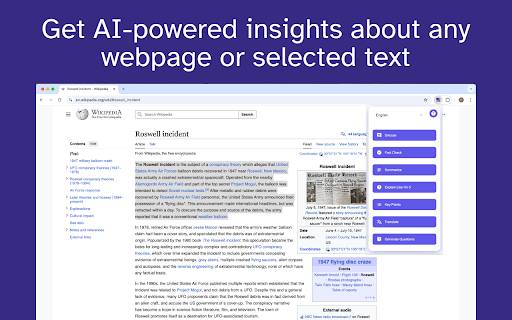 Extension AI  from Chrome web store to be run with OffiDocs Chromium online