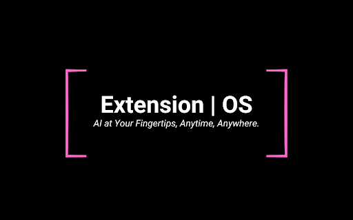 Extension OS: Your AI Partner  from Chrome web store to be run with OffiDocs Chromium online