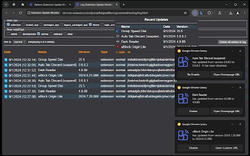 Extension Update Monitor from Chrome web store to be run with OffiDocs Chromium online Extension Update Monitor from Chrome web store to be run with OffiDocs Chromium online