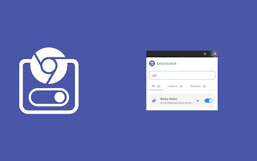 ExtenSwitch  from Chrome web store to be run with OffiDocs Chromium online