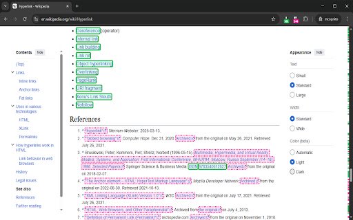 External Links Spotter DoFollow, NoFollow, Sponsored  from Chrome web store to be run with OffiDocs Chromium online