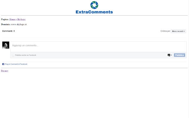 ExtraComments từ cửa hàng Chrome trực tuyến sẽ được chạy với OffiDocs Chromium trực tuyến