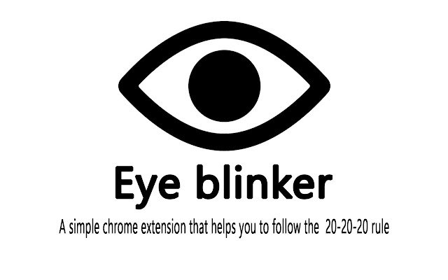 Eye Blinker de la boutique en ligne Chrome doit être exécuté avec OffiDocs Chromium en ligne