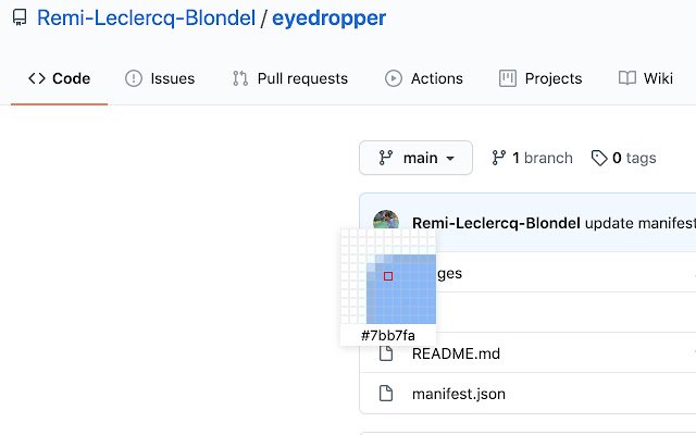 Eyedropper Вибір кольору з веб-магазину Chrome для запуску з OffiDocs Chromium онлайн