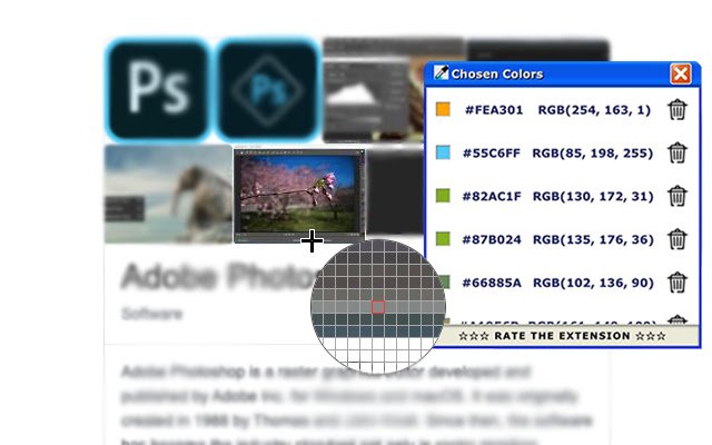 Eye Dropper X  from Chrome web store to be run with OffiDocs Chromium online