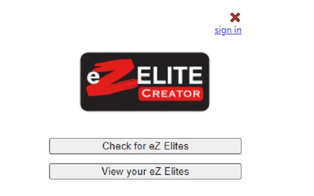 eZ Elite Creator ze sklepu internetowego Chrome do uruchomienia z OffiDocs Chromium online