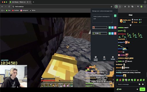 EZKick  from Chrome web store to be run with OffiDocs Chromium online