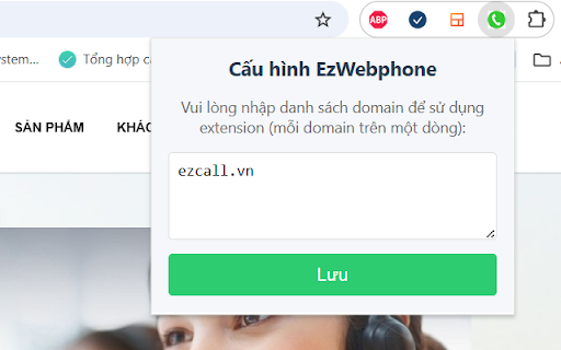 EzWebphone  from Chrome web store to be run with OffiDocs Chromium online