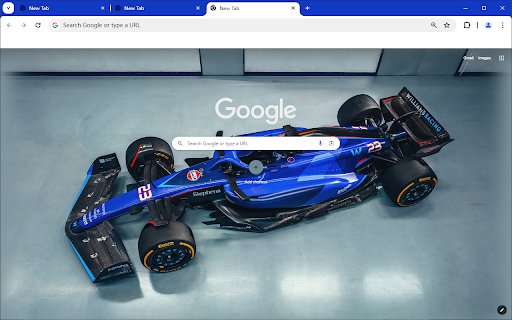 F1 Williams Team Theme  from Chrome web store to be run with OffiDocs Chromium online