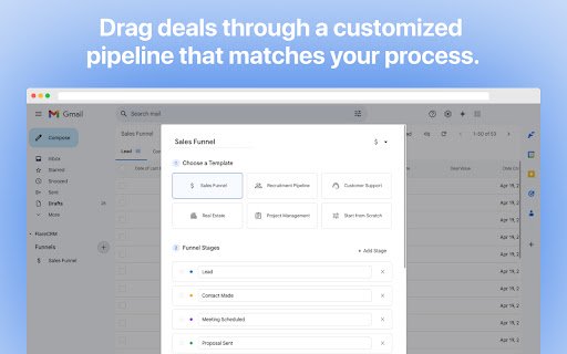 Fable Native CRM for Gmail  from Chrome web store to be run with OffiDocs Chromium online