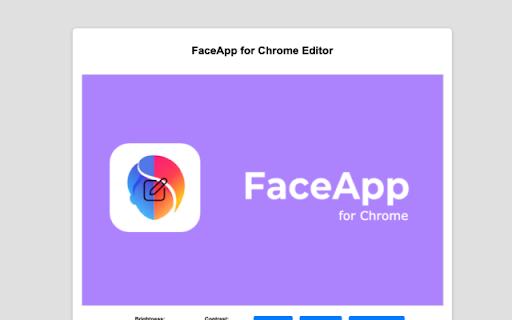 FaceApp: Perfect Face Editor  from Chrome web store to be run with OffiDocs Chromium online