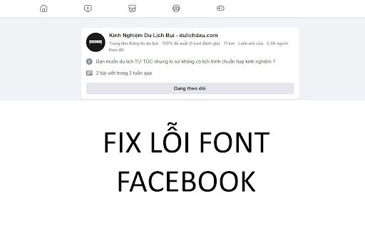 Facebook Font Fixer by Tran Song Nguyen Chung  from Chrome web store to be run with OffiDocs Chromium online