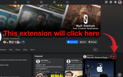 Facebook Pip Blocker  from Chrome web store to be run with OffiDocs Chromium online