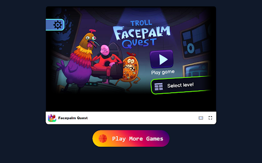 Facepalm Quest Game Solve Hilarious Puzzles and Induce Facepalms!  from Chrome web store to be run with OffiDocs Chromium online