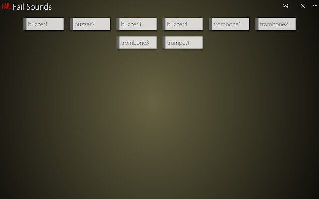 Fail Sounds  from Chrome web store to be run with OffiDocs Chromium online