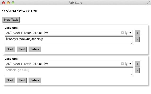 Fair Start  from Chrome web store to be run with OffiDocs Chromium online