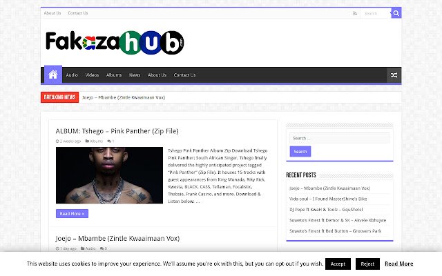 FakazaHub de Chrome web store se ejecutará con OffiDocs Chromium en línea