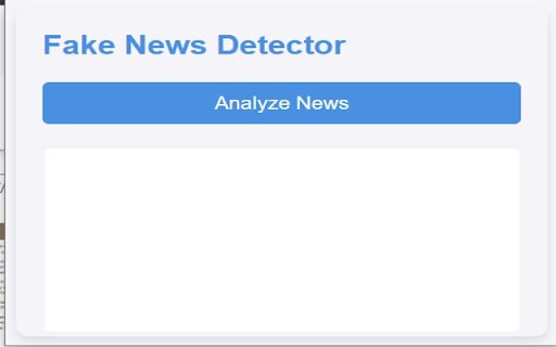 Fake News Detector  from Chrome web store to be run with OffiDocs Chromium online