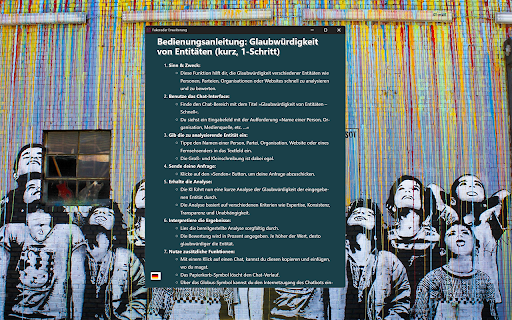 Fakeradar Fake News Deepfake Detektor  from Chrome web store to be run with OffiDocs Chromium online