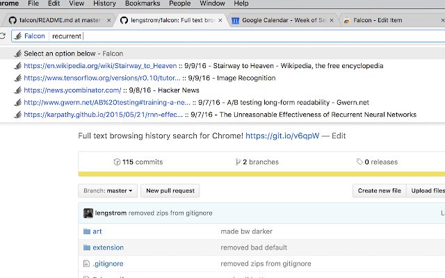 Falcon  from Chrome web store to be run with OffiDocs Chromium online