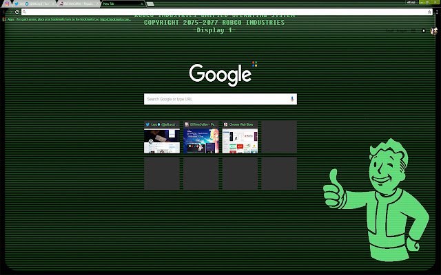 Fallout 4 Pip Boy | Legen Sie Ihren Finger hoch (Spiel) aus dem Chrome-Webshop, um es mit OffiDocs Chromium online auszuführen