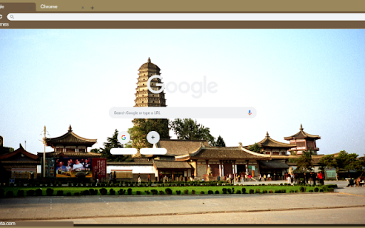 Famen Temple  from Chrome web store to be run with OffiDocs Chromium online