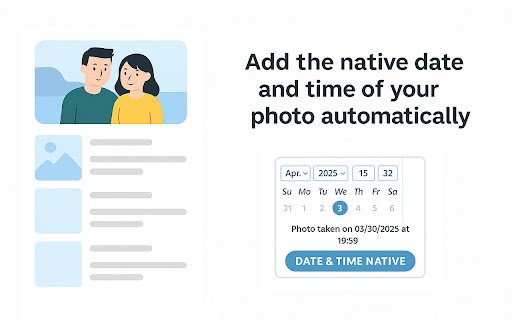 Famileo Photo Date  Time Setter  from Chrome web store to be run with OffiDocs Chromium online
